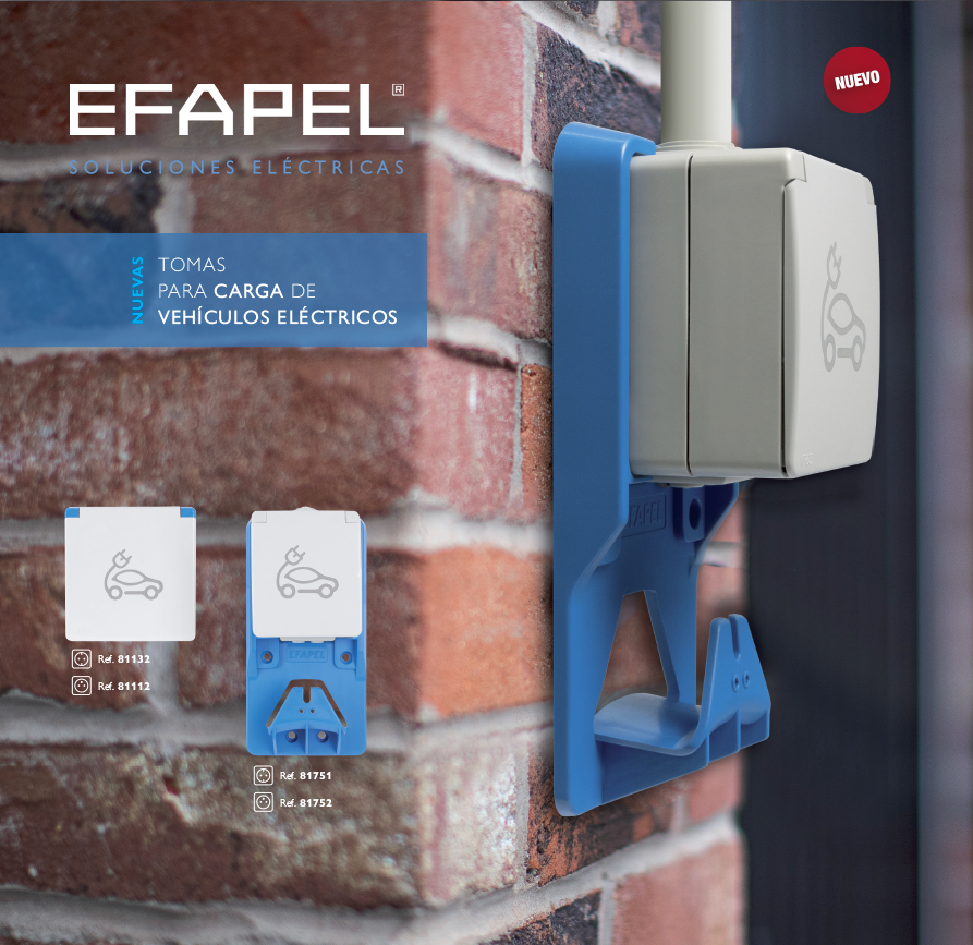 Tomas para recarga de Vehículos Eléctricos