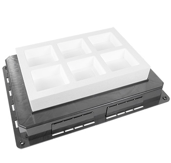 Flush Mounting Box for Floor Box - 24 Modules