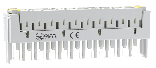 Cassete Proteção para Descarregadores de Gás Bipolares - 10 Pares