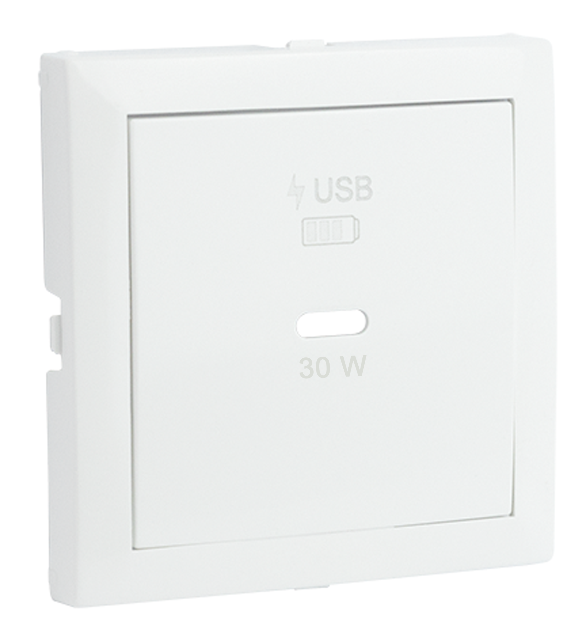 Cover Plate for USB-C Charger Power Delivery 30 W