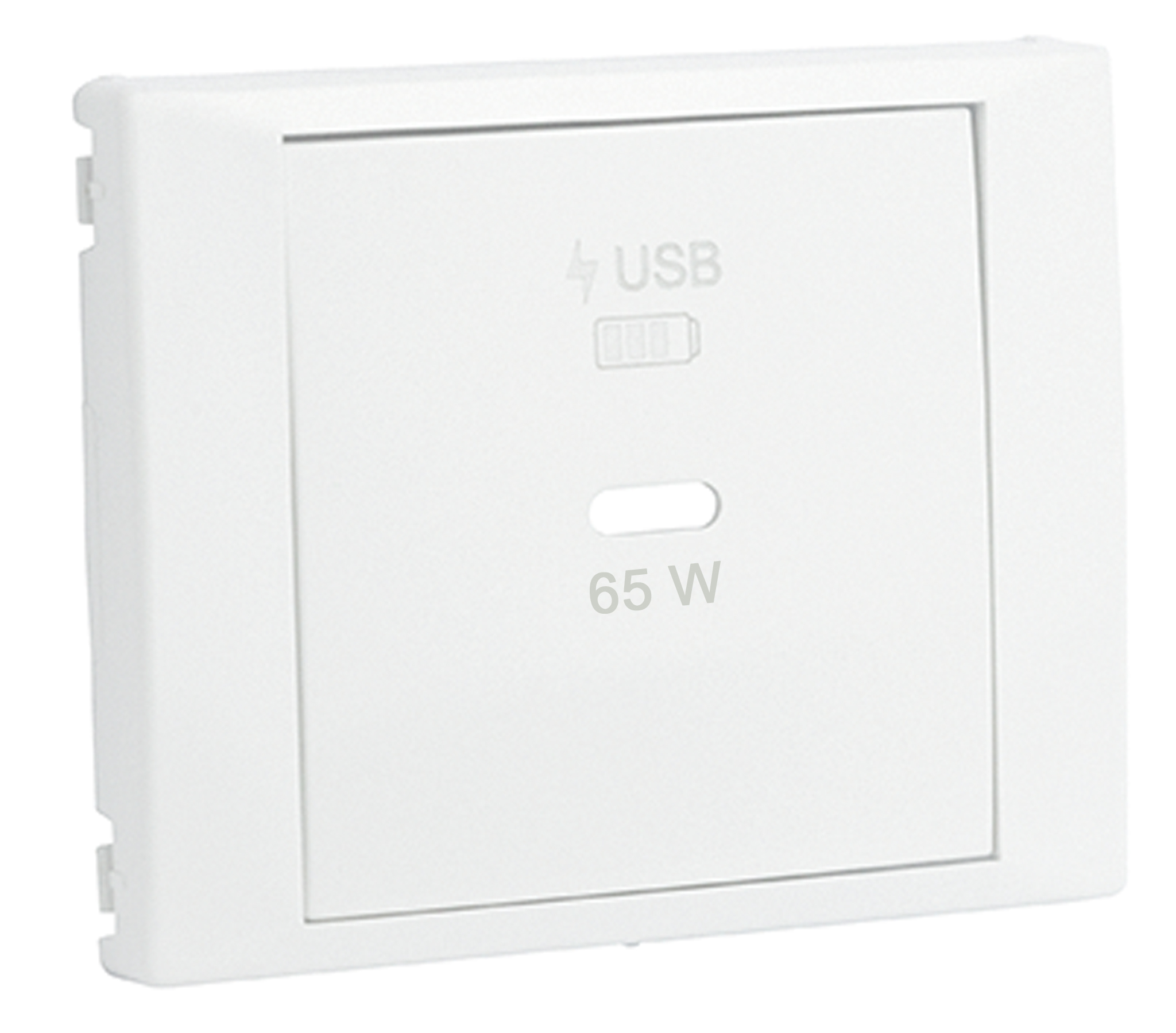 Cover Plate for USB-C Charger Power Delivery 65 W