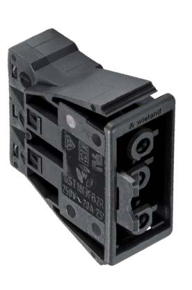 Conector Rápido 2P + T Hembra de Panel