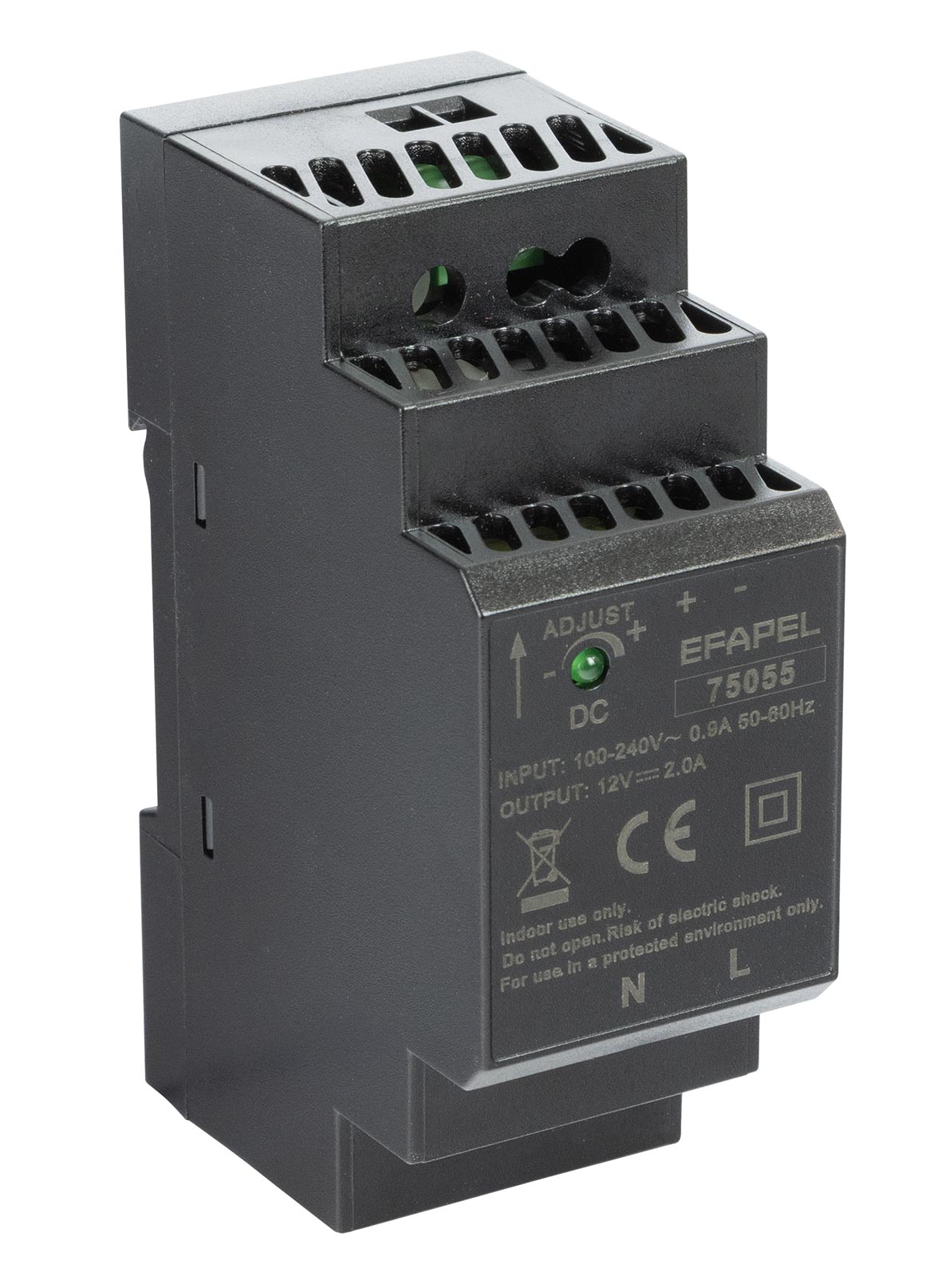 Fuente de Alimentación para Carril DIN 12 V ---  24 W