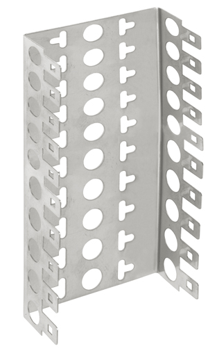 Perfil em U para 10 DDE/DDS (Altura 22mm)